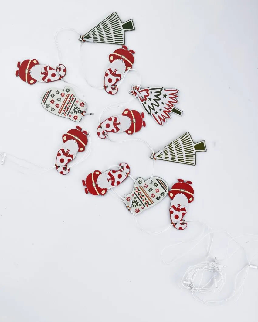 Santa Gloves & Tree Light Bunting