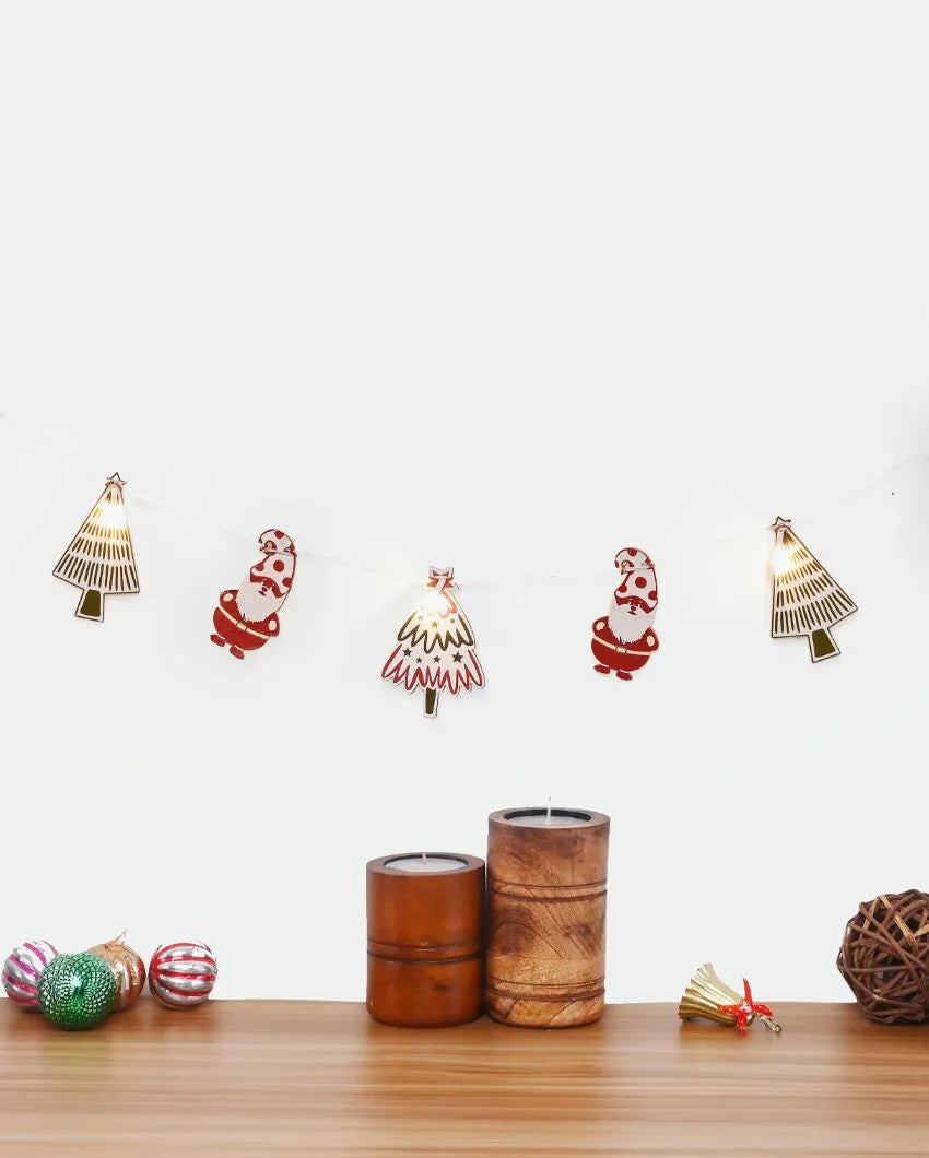 Santa Gloves & Tree Light Bunting