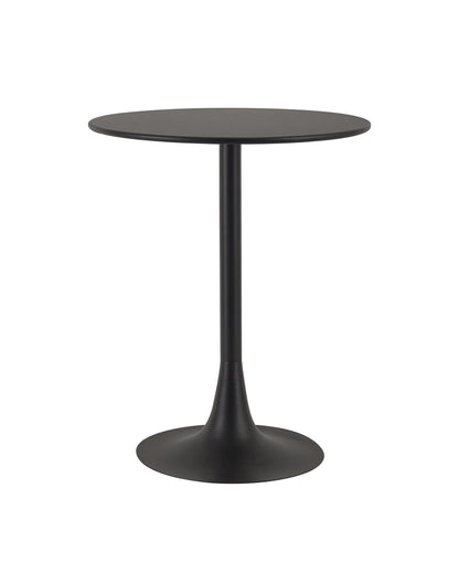 Metro Modern Metal Round Bistro Side Table | 16 x 20 inches