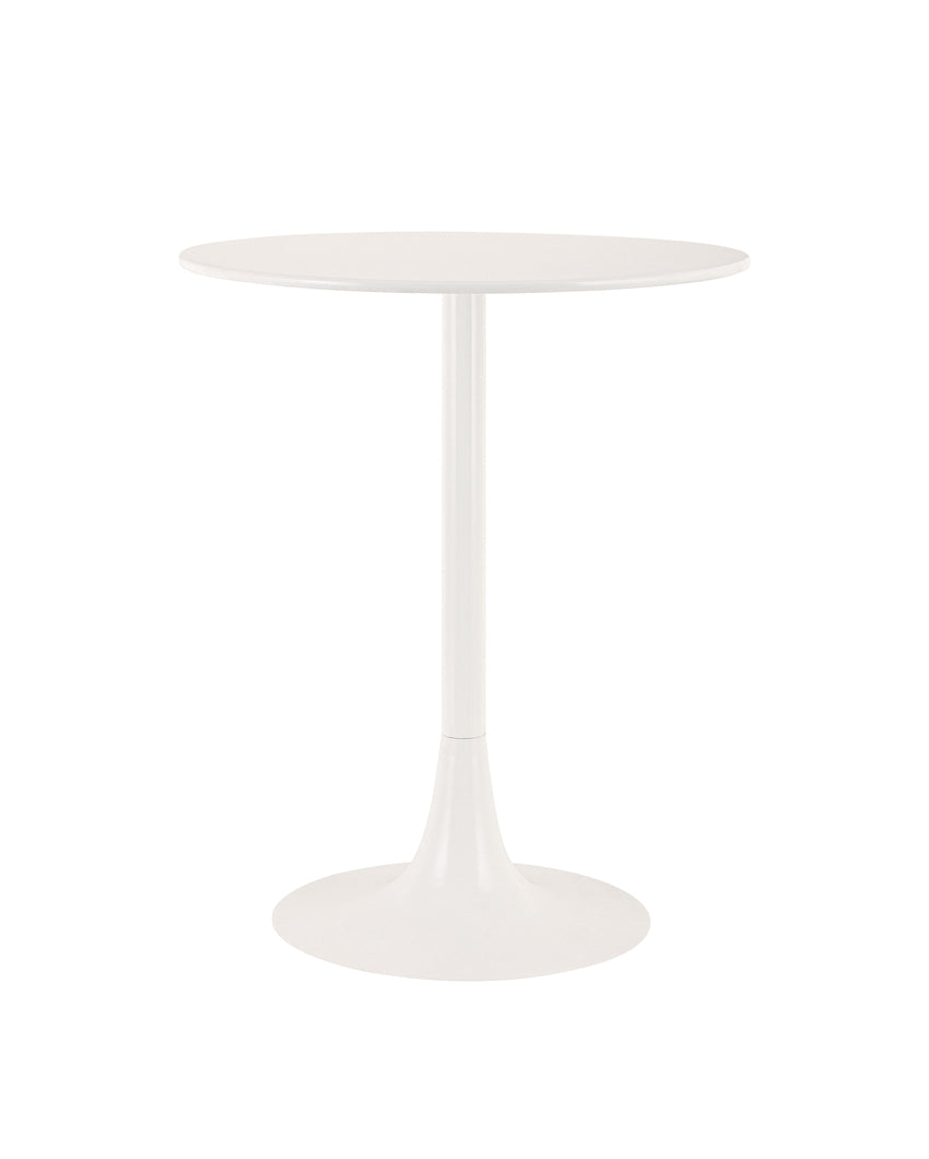 Metro Modern Metal Round Bistro Side Table | 16 x 20 inches