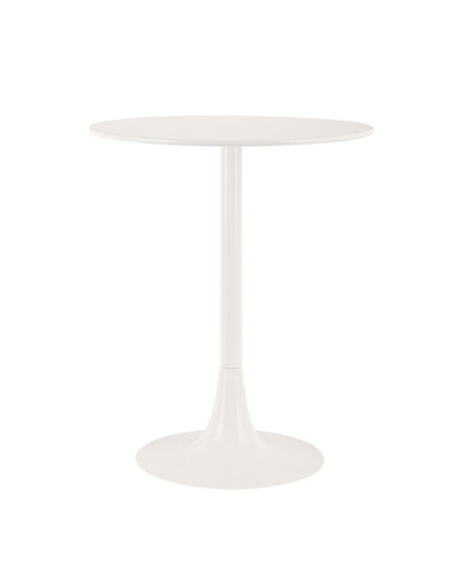 Metro Modern Metal Round Bistro Side Table | 16 x 20 inches