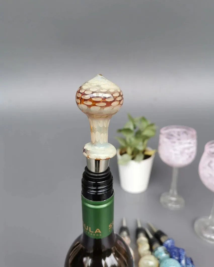 Tanaro Handblown Glass Wine Stopper