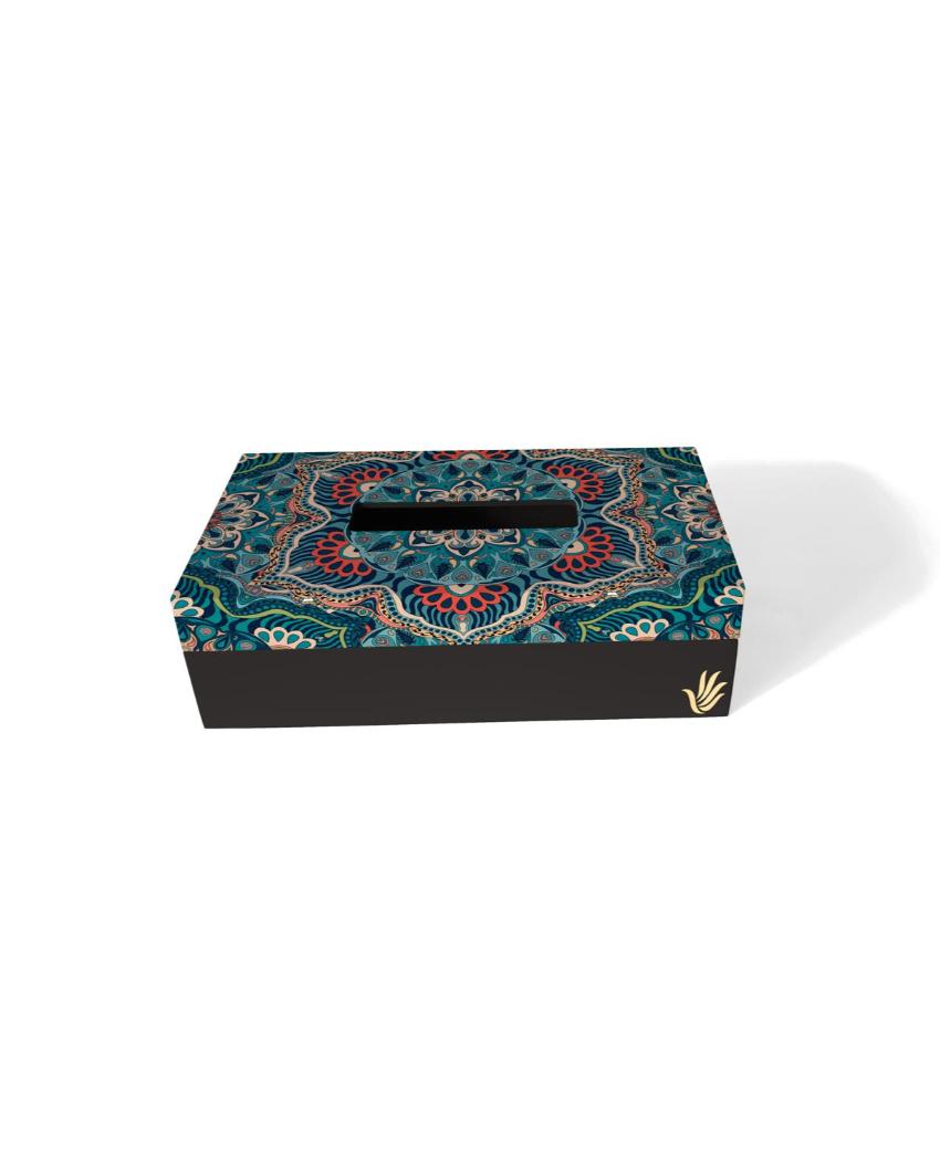 Exquisite Sheesha Design Multicolor Tissue Holder | 5 x 9 x 3 inches