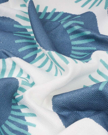 Soft & Bamboo Fiber Multicolor Printed Bath Towels | Set Of 5 | 55 x 28 inches