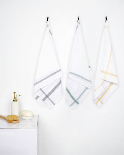 Soft and Splash Double Cloth Bath Towels | Set Of 3 | 47 x 23 inches