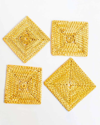 Chokor Sabai Grass Coasters | Set Of 4