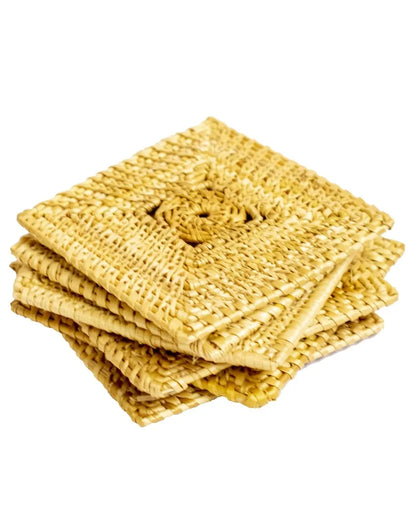 Chokor Sabai Grass Coasters | Set Of 4