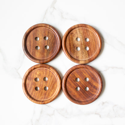 Button Coasters | Set of 4 Default Title