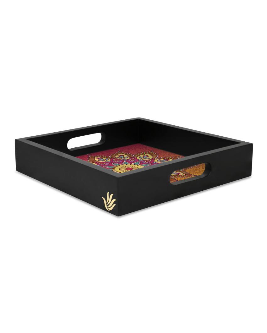 Elegant Mandala Design Multicolor Serving Tray