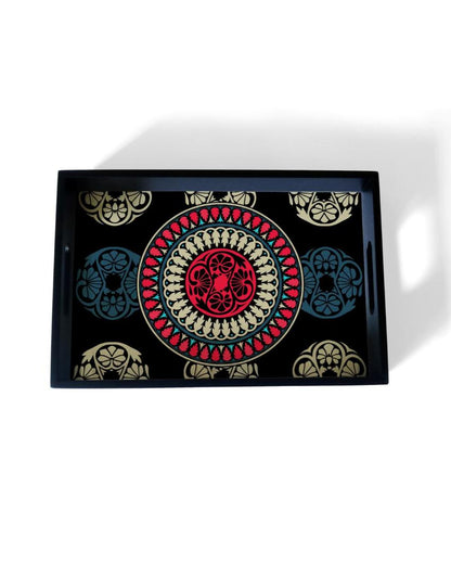 Classic Mandala Design Multicolor Serving Tray