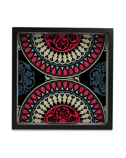 Classic Mandala Design Multicolor Serving Tray