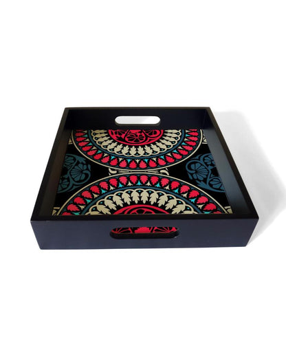 Classic Mandala Design Multicolor Serving Tray