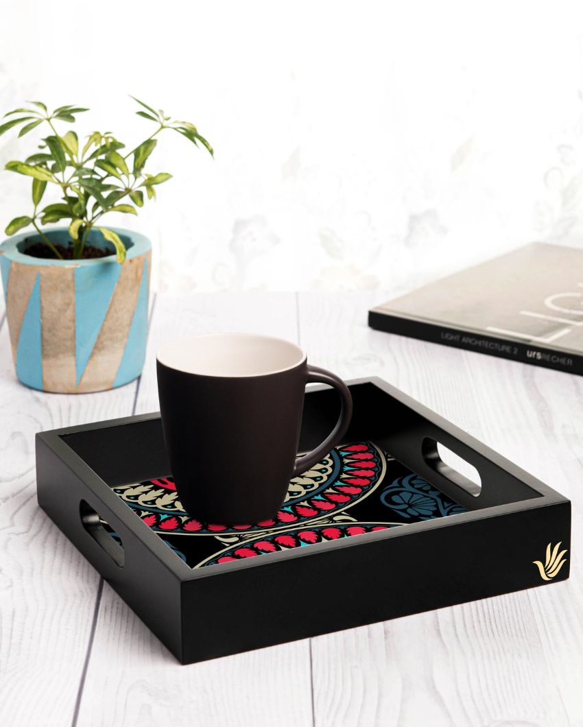 Classic Mandala Design Multicolor Serving Tray