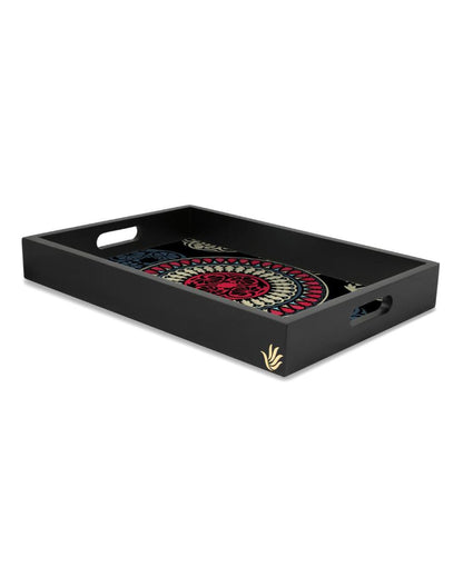 Classic Mandala Design Multicolor Serving Tray