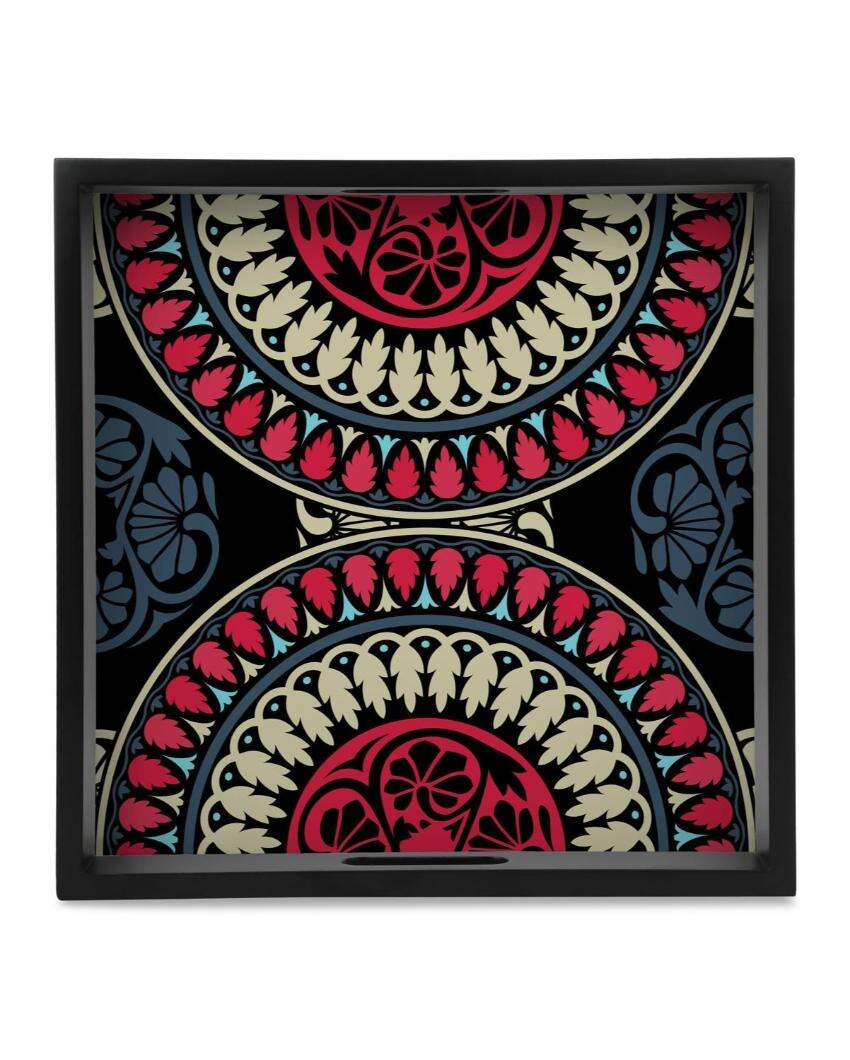 Classic Mandala Design Multicolor Serving Tray