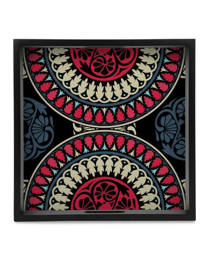 Classic Mandala Design Multicolor Serving Tray