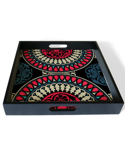 Classic Mandala Design Multicolor Serving Tray