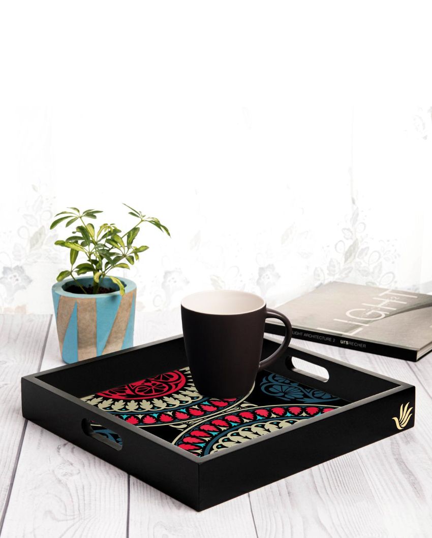 Classic Mandala Design Multicolor Serving Tray