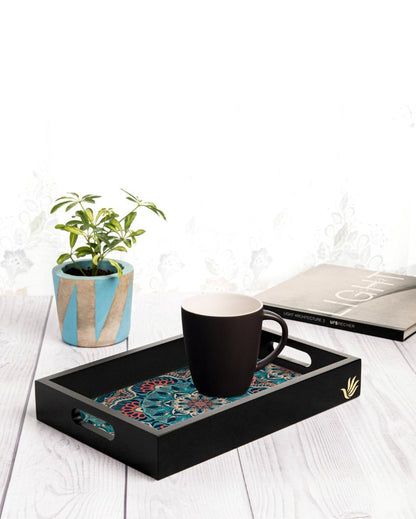 Exquisite Sheesha Design Multicolor Serving Tray