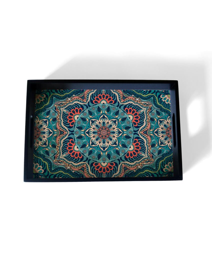 Exquisite Sheesha Design Multicolor Serving Tray