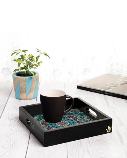 Exquisite Sheesha Design Multicolor Serving Tray