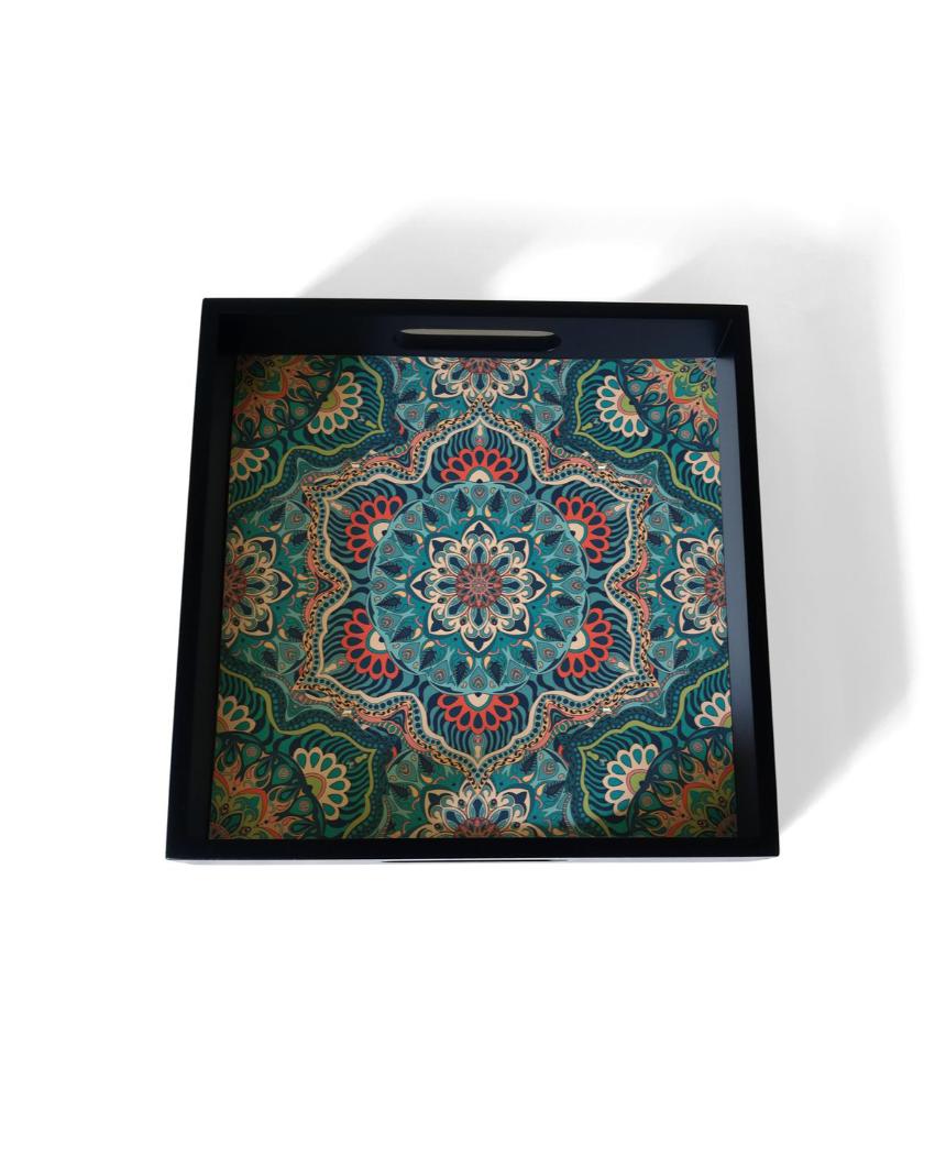 Exquisite Sheesha Design Multicolor Serving Tray