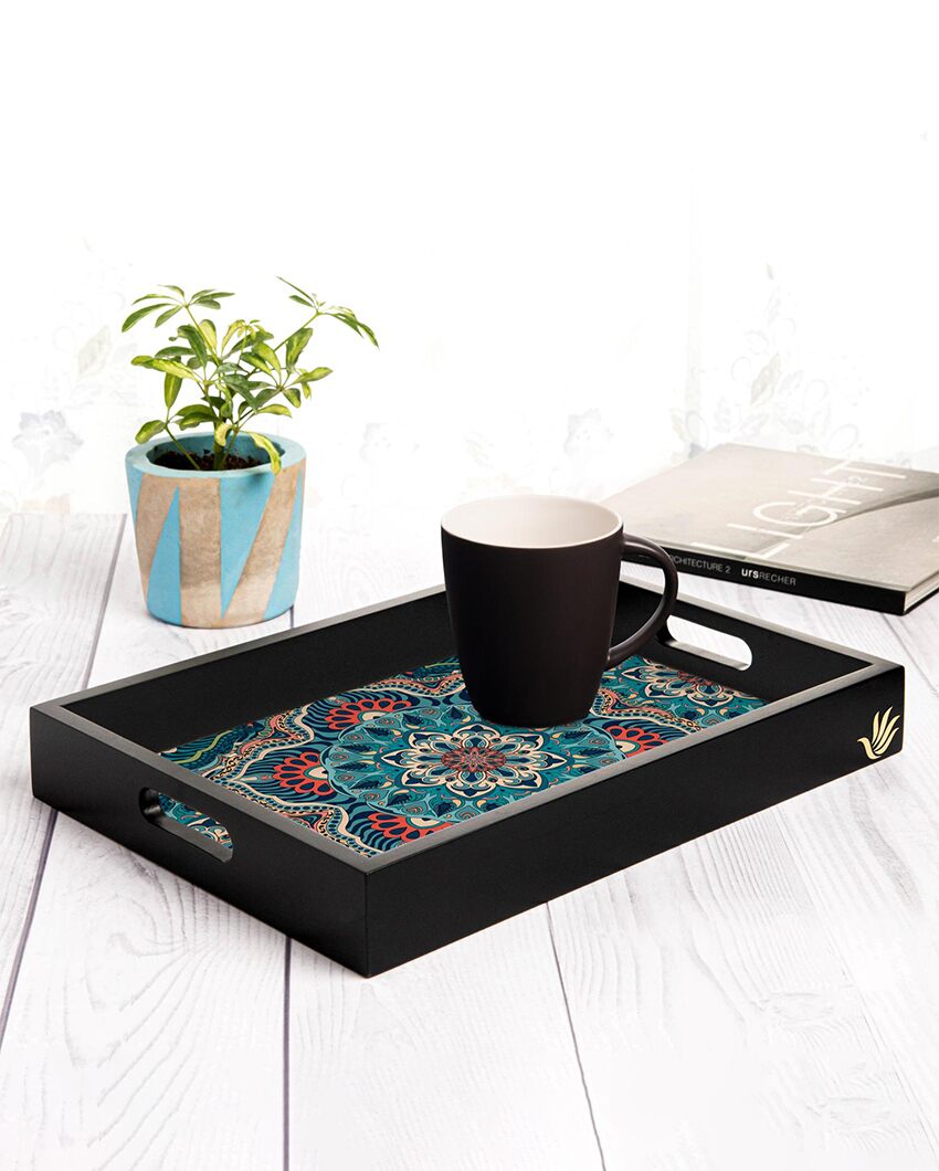 Exquisite Sheesha Design Multicolor Serving Tray