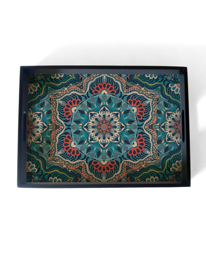 Exquisite Sheesha Design Multicolor Serving Tray