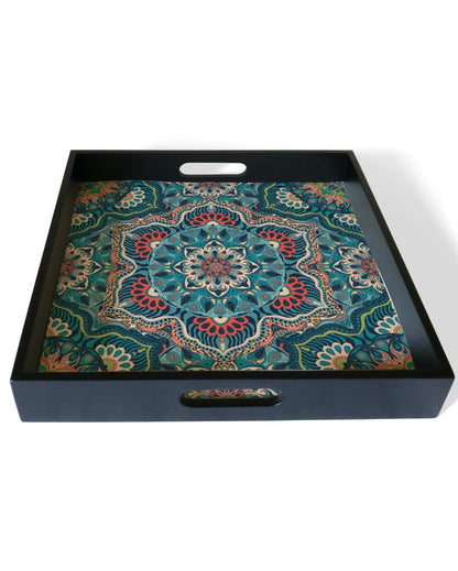 Exquisite Sheesha Design Multicolor Serving Tray