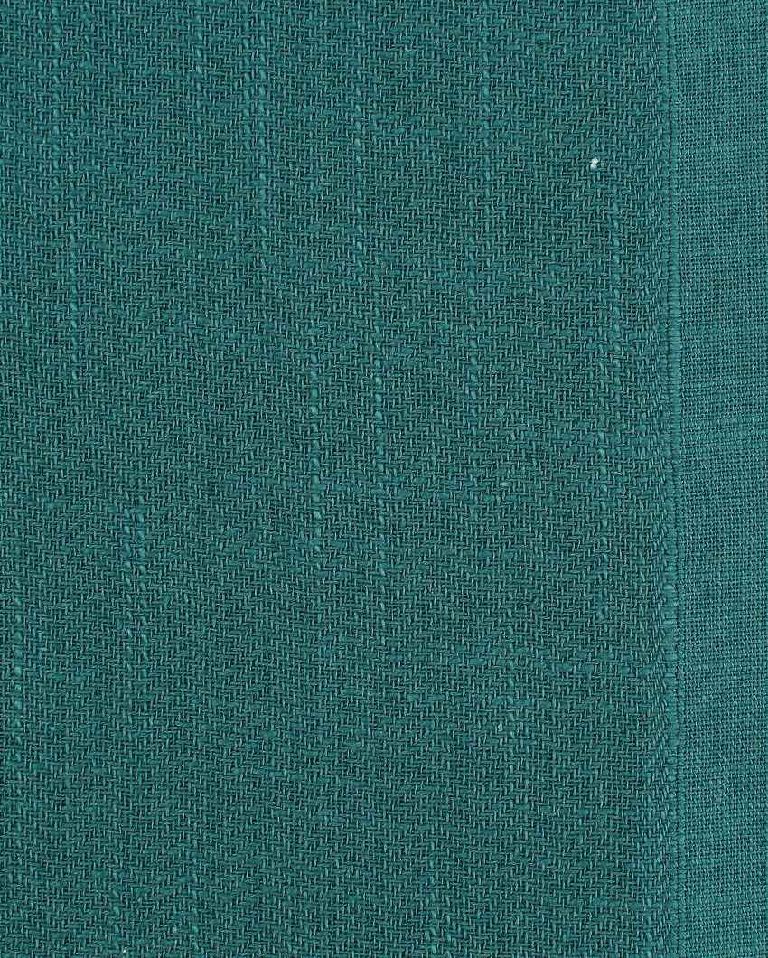 Herringbone Green Dining Table Cover