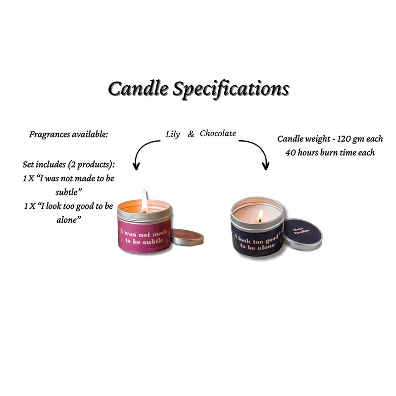 Tin Fragrance Candle Bundle | Set of 2 Default Title