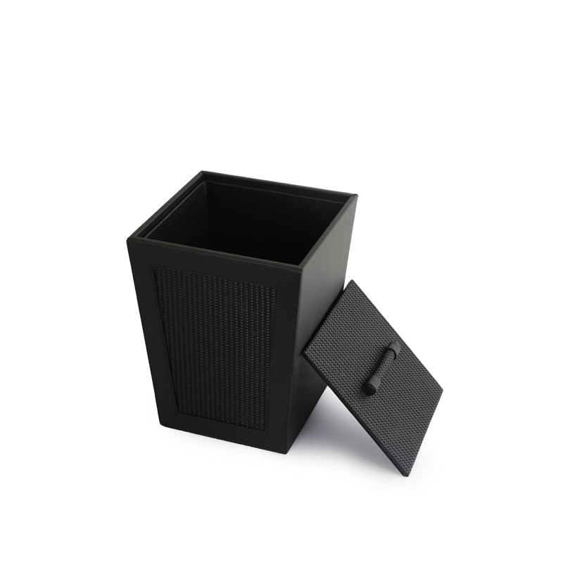 Braided Dustbin Black