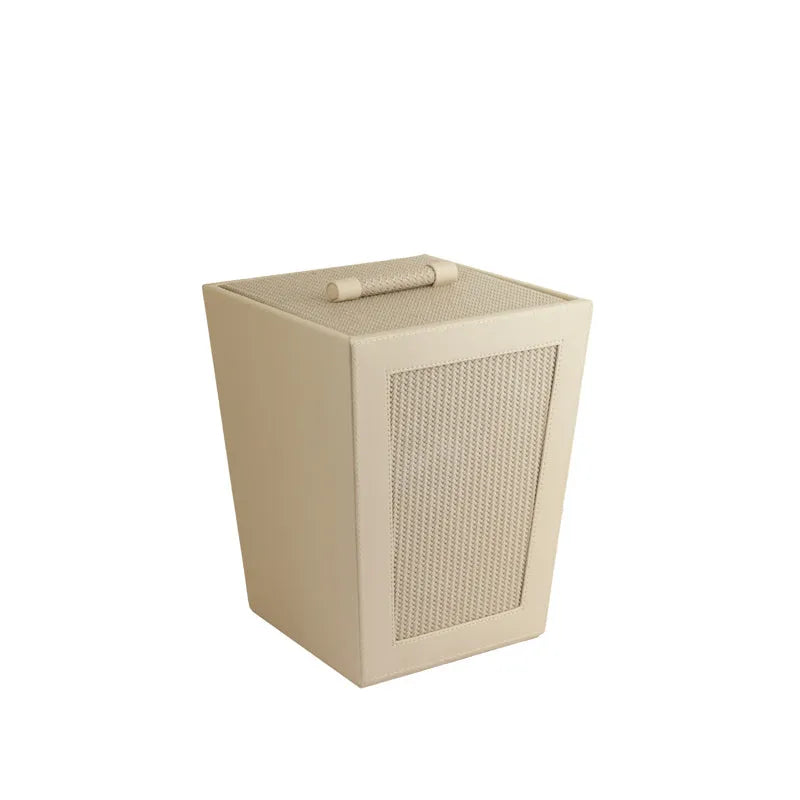 Braided Dustbin Beige