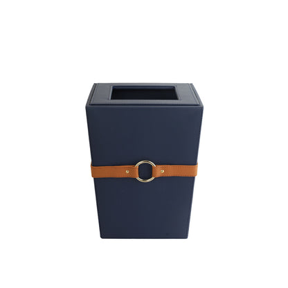 Banded Dustbin Blue