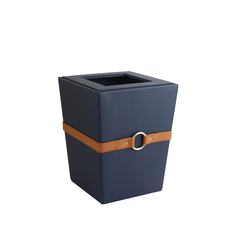 Banded Dustbin Blue