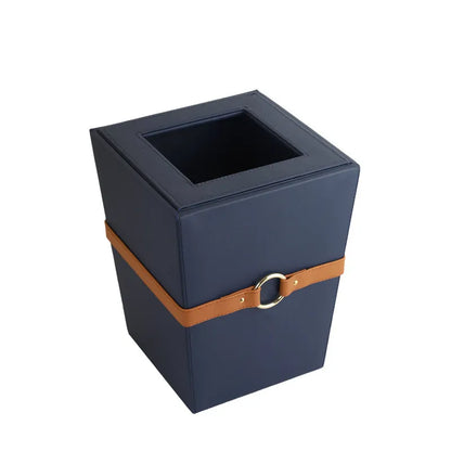 Banded Dustbin Blue