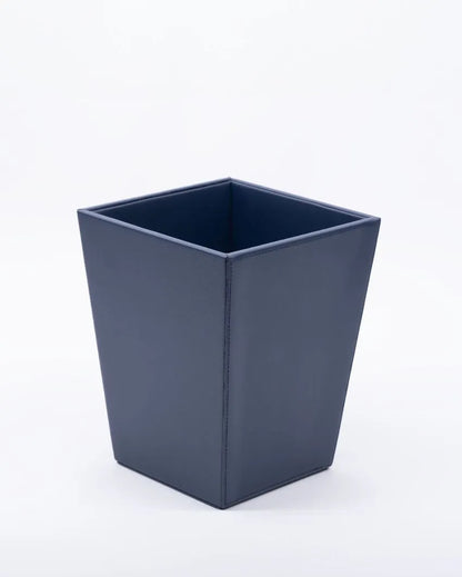 Looped Design Vegan Leather Dustbin | 8 x 8 x 10 inches