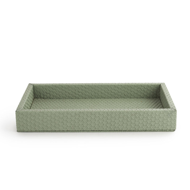 Interlaced Napkin Tray Green