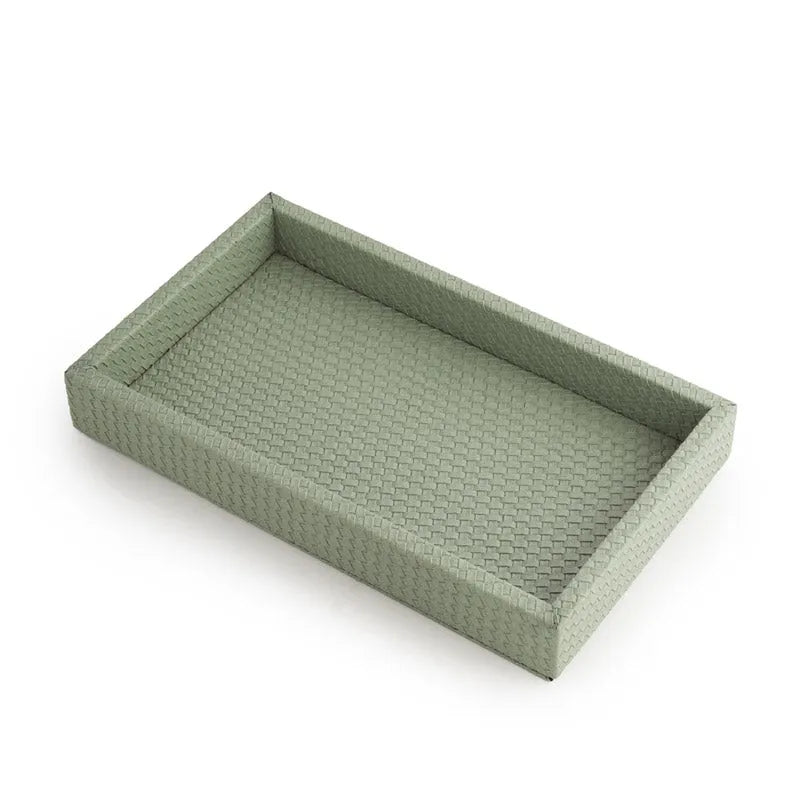 Interlaced Napkin Tray Green