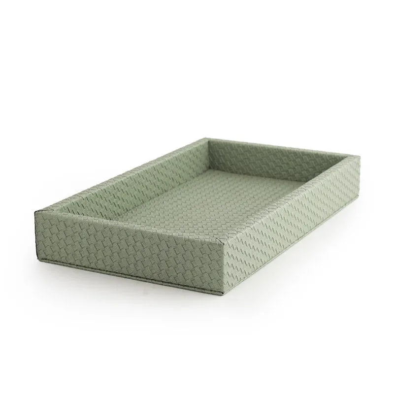 Interlaced Napkin Tray Green