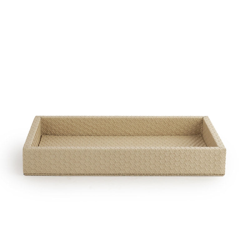 Interlaced Napkin Tray Beige