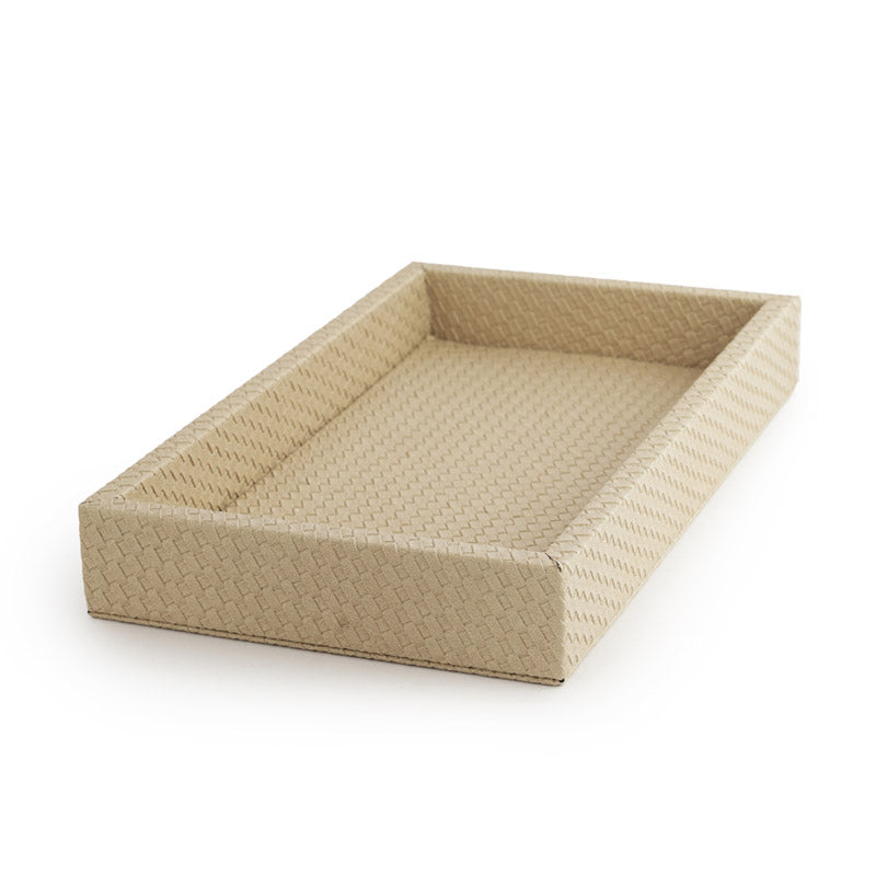 Interlaced Napkin Tray Beige