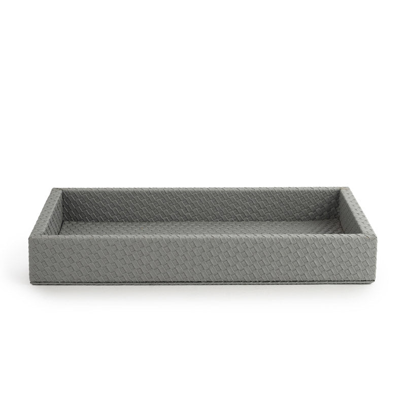 Interlaced Napkin Tray Dark Grey