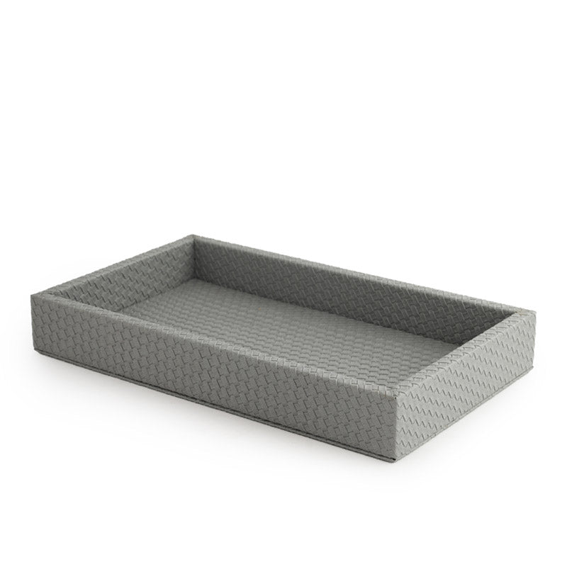 Interlaced Napkin Tray Dark Grey