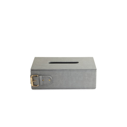 Clasped Tissue Box Grey