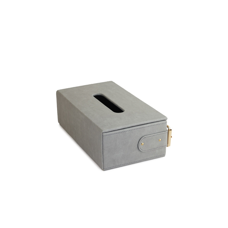 Clasped Tissue Box Grey