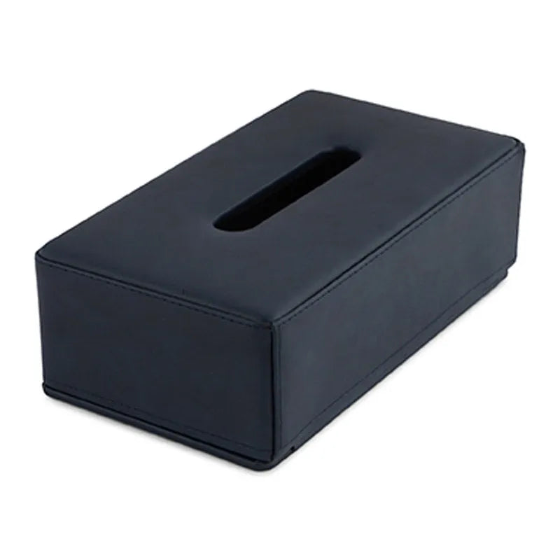 Clasped Tissue Box Blue