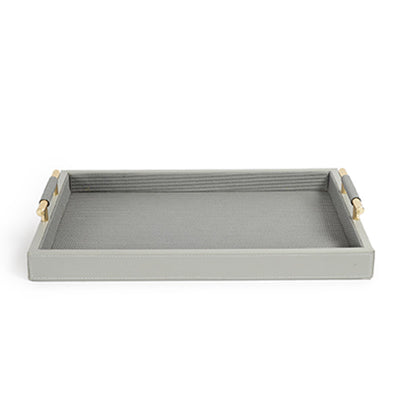 Grey Braided Tray 18 Inches