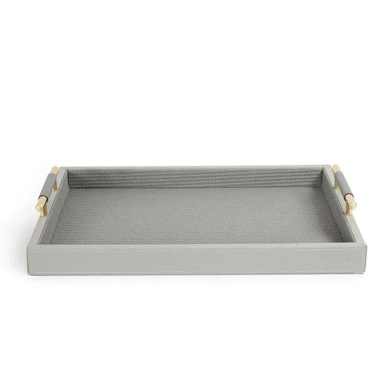 Grey Braided Tray 15 Inches