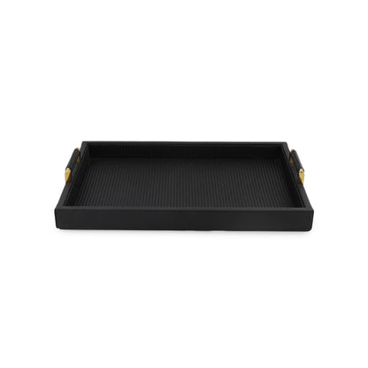 Black Braided Tray 18 Inches